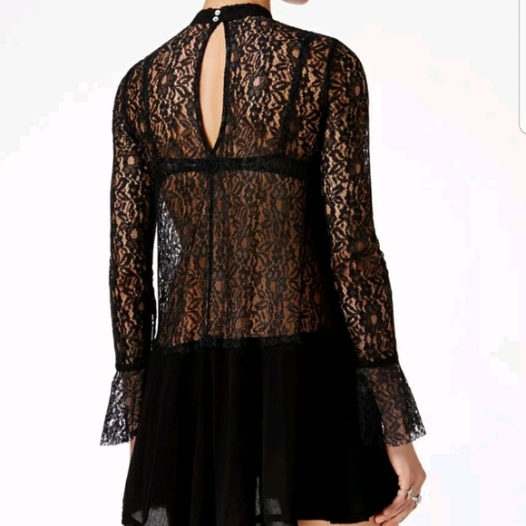 Free People Secret Origins Cutout Lace Tunic - Picture 2 of 3